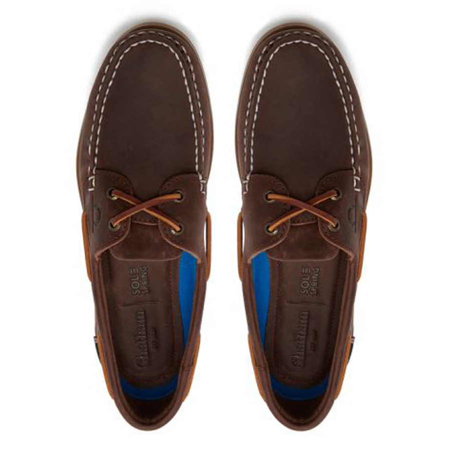 Chatham Mens Deck II Shoes - Chocolate 7 4